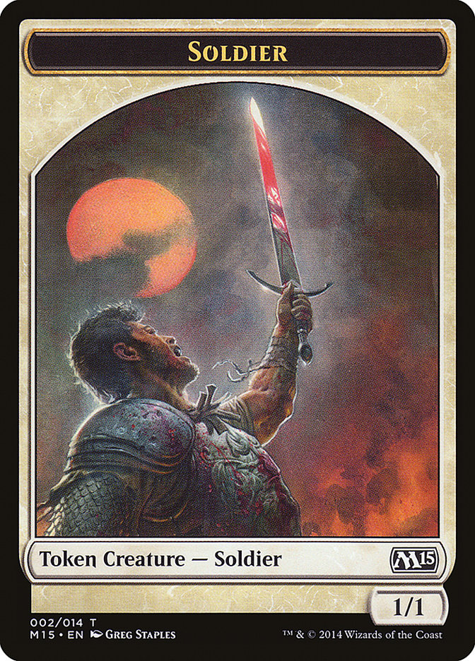 Soldier Token [Magic 2015 Tokens] | Rock City Comics