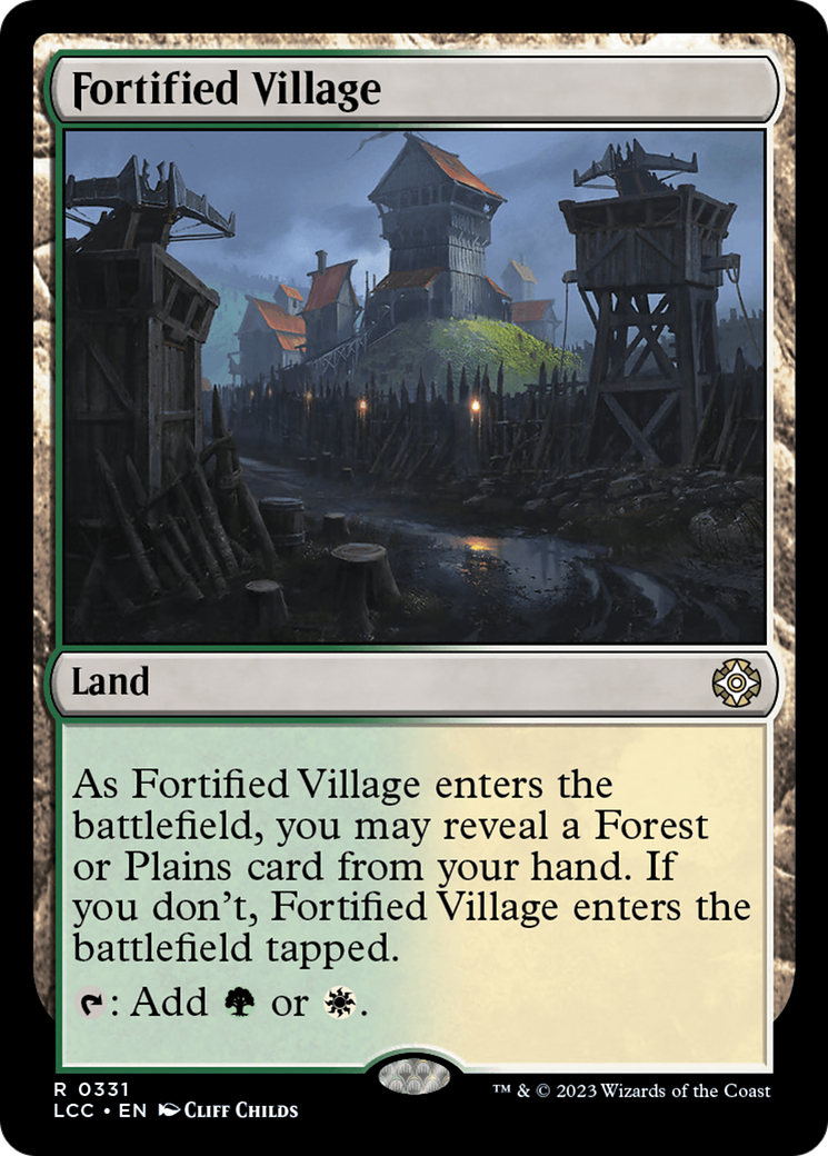 Fortified Village [The Lost Caverns of Ixalan Commander] | Rock City Comics