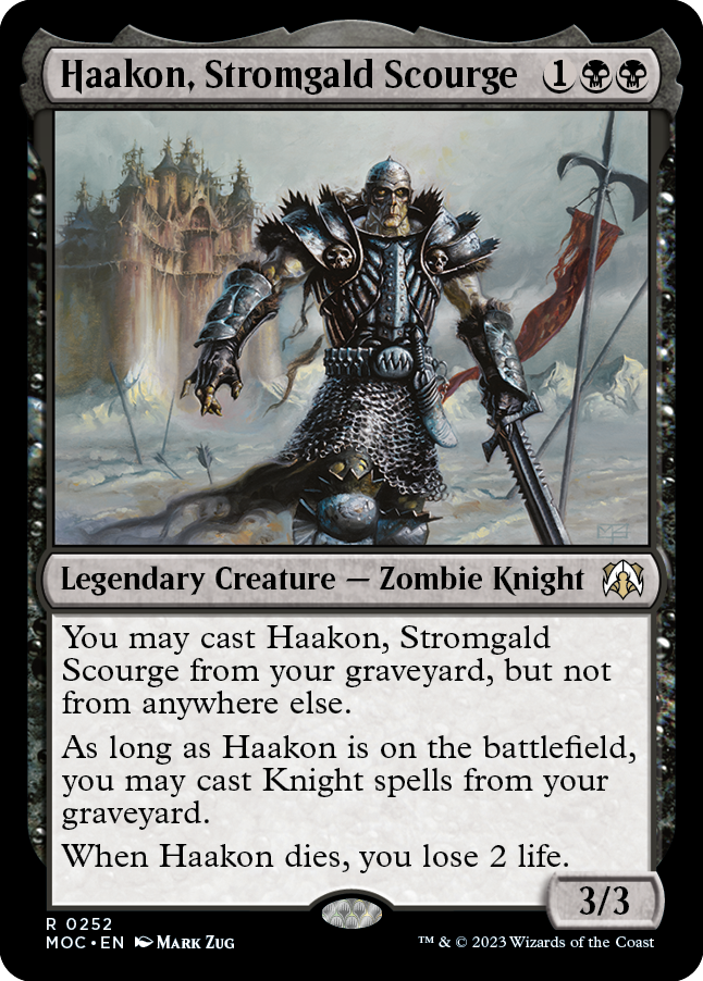 Haakon, Stromgald Scourge [March of the Machine Commander] | Rock City Comics