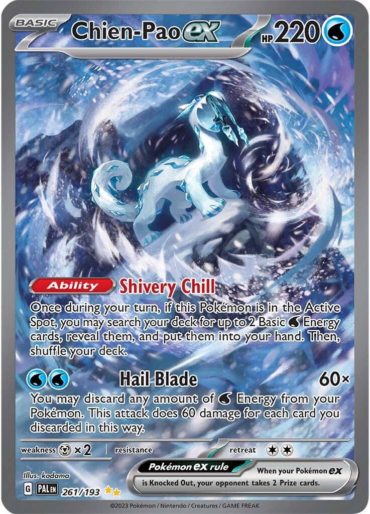 Chien-Pao ex (261/193) [Scarlet & Violet: Paldea Evolved] | Rock City Comics