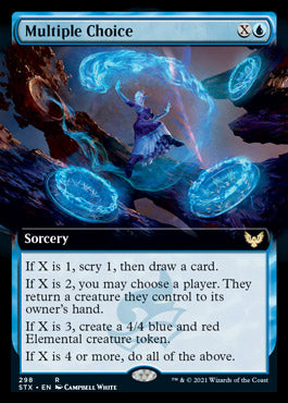 Multiple Choice (Extended Art) [Strixhaven: School of Mages] | Rock City Comics