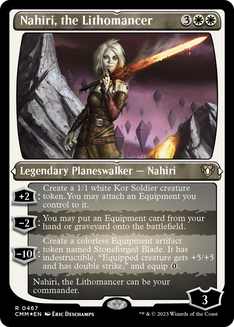 Nahiri, the Lithomancer (Foil Etched) [Commander Masters] | Rock City Comics