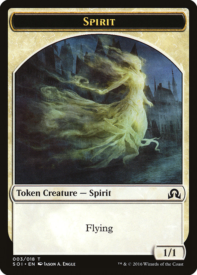 Spirit Token [Shadows over Innistrad Tokens] | Rock City Comics