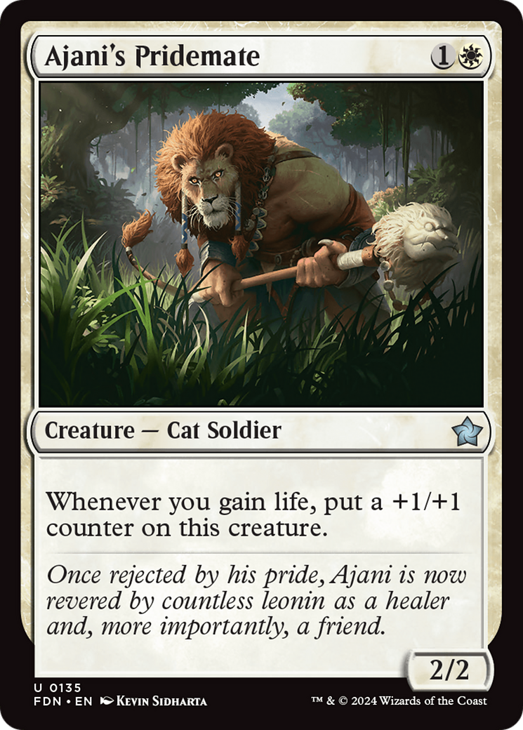 Ajani's Pridemate [Foundations] | Rock City Comics