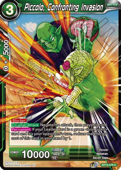 Piccolo, Confronting Invasion (BT15-076) [Saiyan Showdown] | Rock City Comics