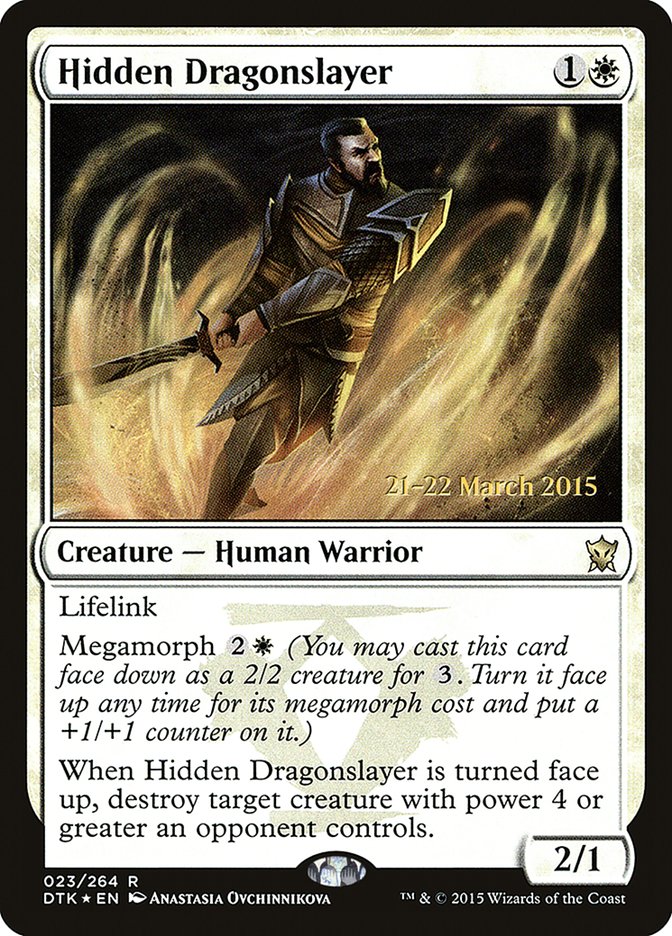 Hidden Dragonslayer [Dragons of Tarkir Prerelease Promos] | Rock City Comics