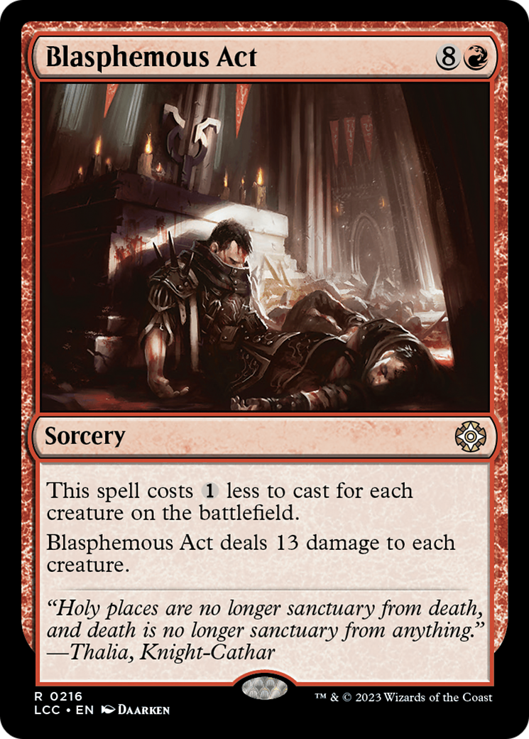 Blasphemous Act [The Lost Caverns of Ixalan Commander] | Rock City Comics
