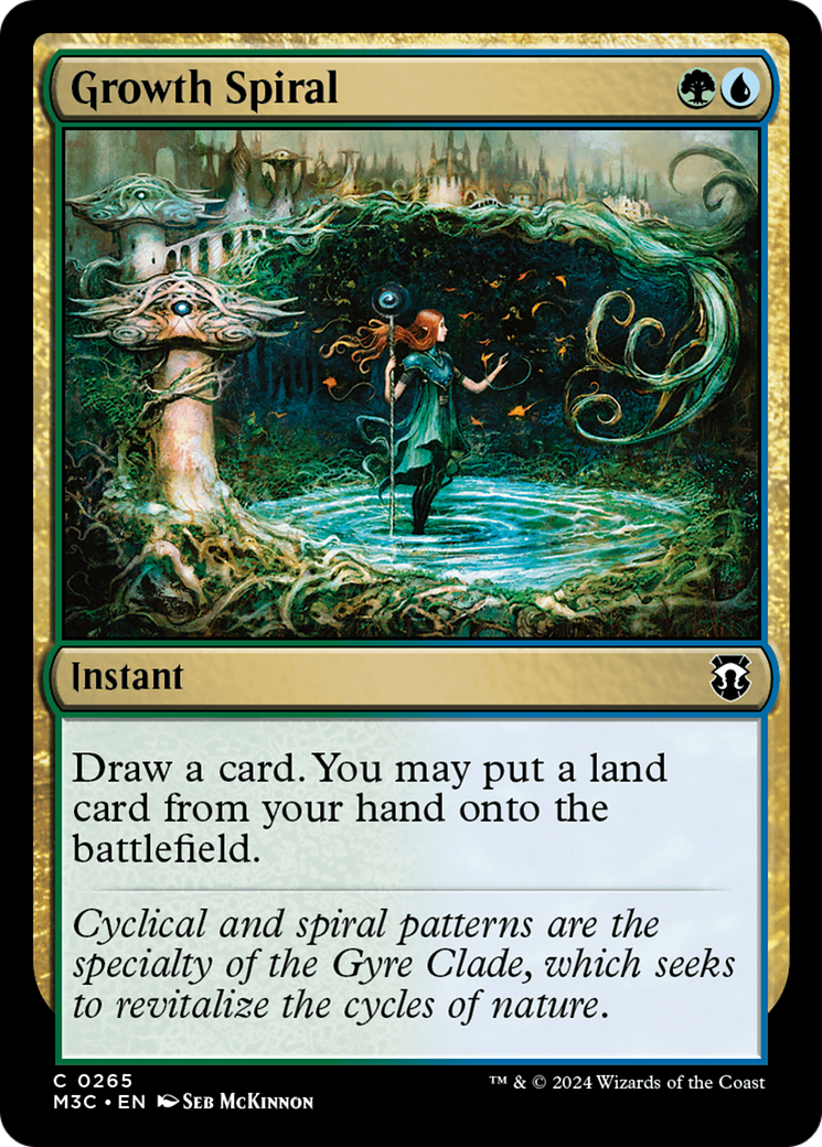 Growth Spiral (Ripple Foil) [Modern Horizons 3 Commander] | Rock City Comics