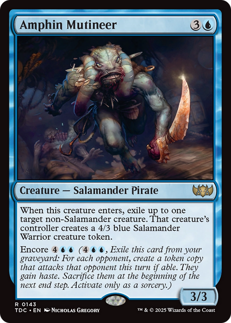 Amphin Mutineer [Tarkir: Dragonstorm Commander] | Rock City Comics