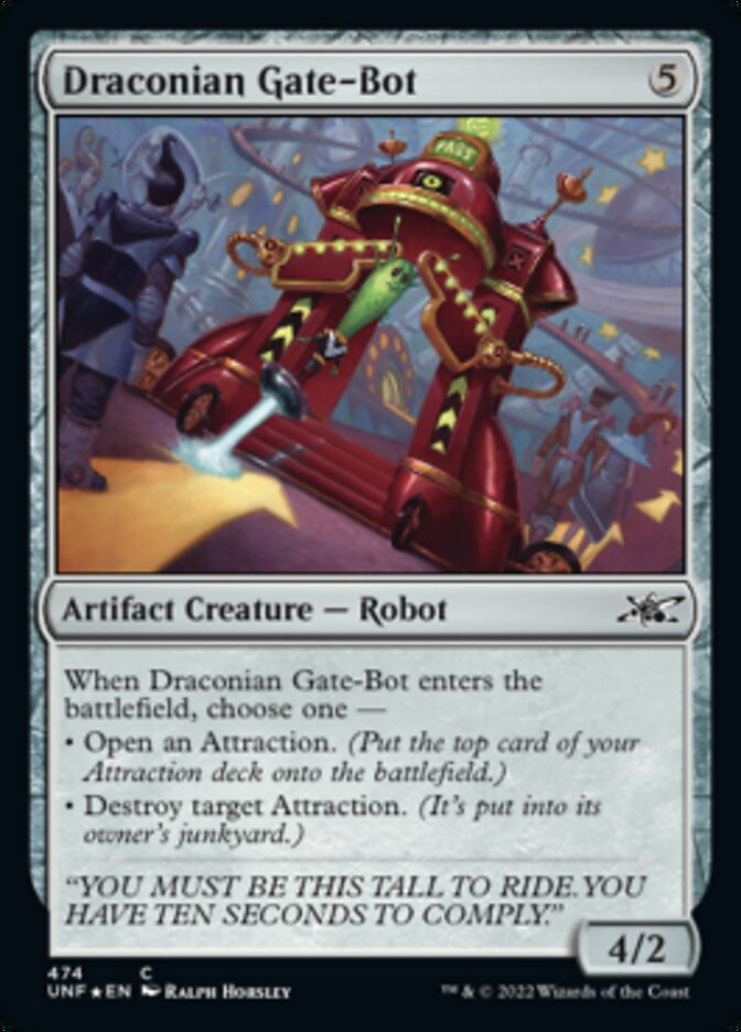 Draconian Gate-Bot (Galaxy Foil) [Unfinity] | Rock City Comics