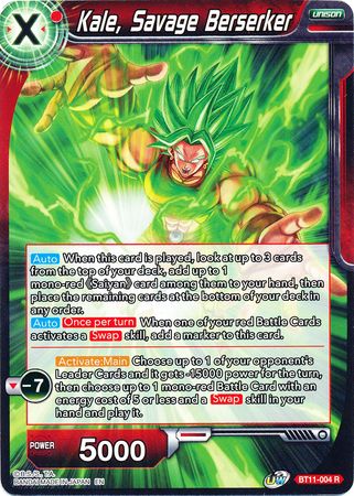 Kale, Savage Berserker (BT11-004) [Vermilion Bloodline] | Rock City Comics