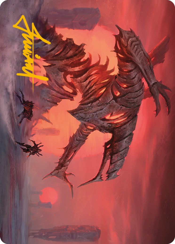 Red Sun's Zenith Art Card (Gold-Stamped Signature) [Phyrexia: All Will Be One Art Series] | Rock City Comics