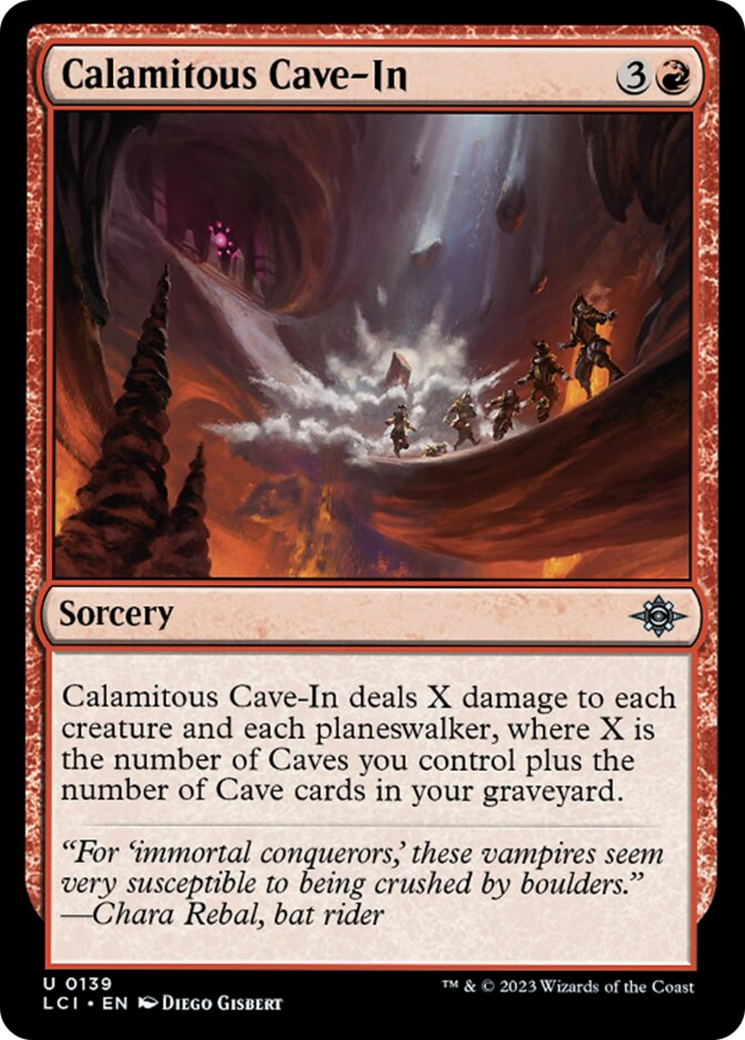 Calamitous Cave-In [The Lost Caverns of Ixalan] | Rock City Comics