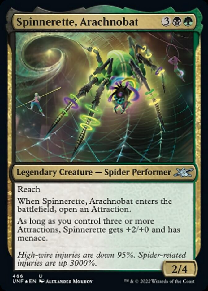 Spinnerette, Arachnobat (Galaxy Foil) [Unfinity] | Rock City Comics