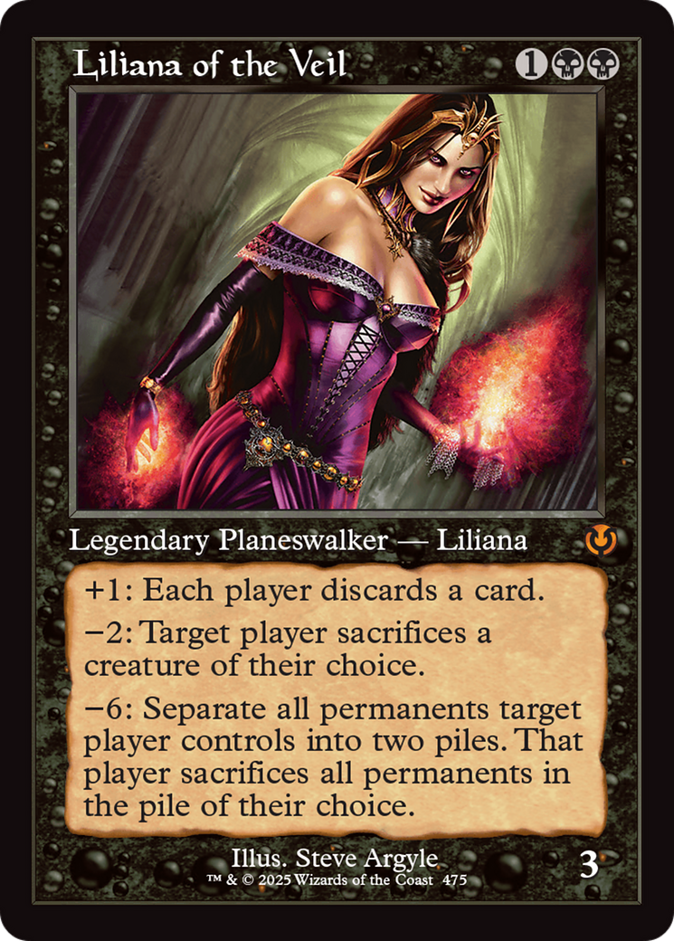 Liliana of the Veil (Retro Frame) [Innistrad Remastered] | Rock City Comics