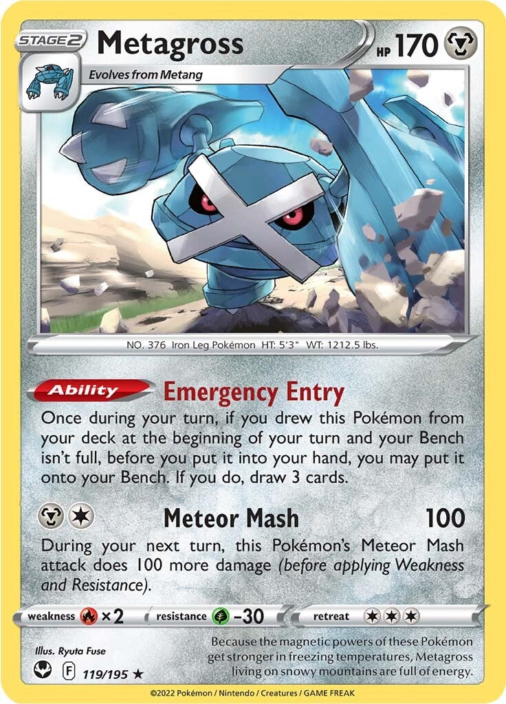 Metagross (119/195) [Sword & Shield: Silver Tempest] | Rock City Comics