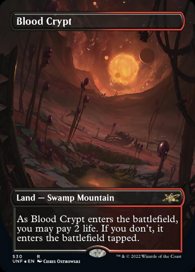 Blood Crypt (Borderless) (Galaxy Foil) [Unfinity] | Rock City Comics