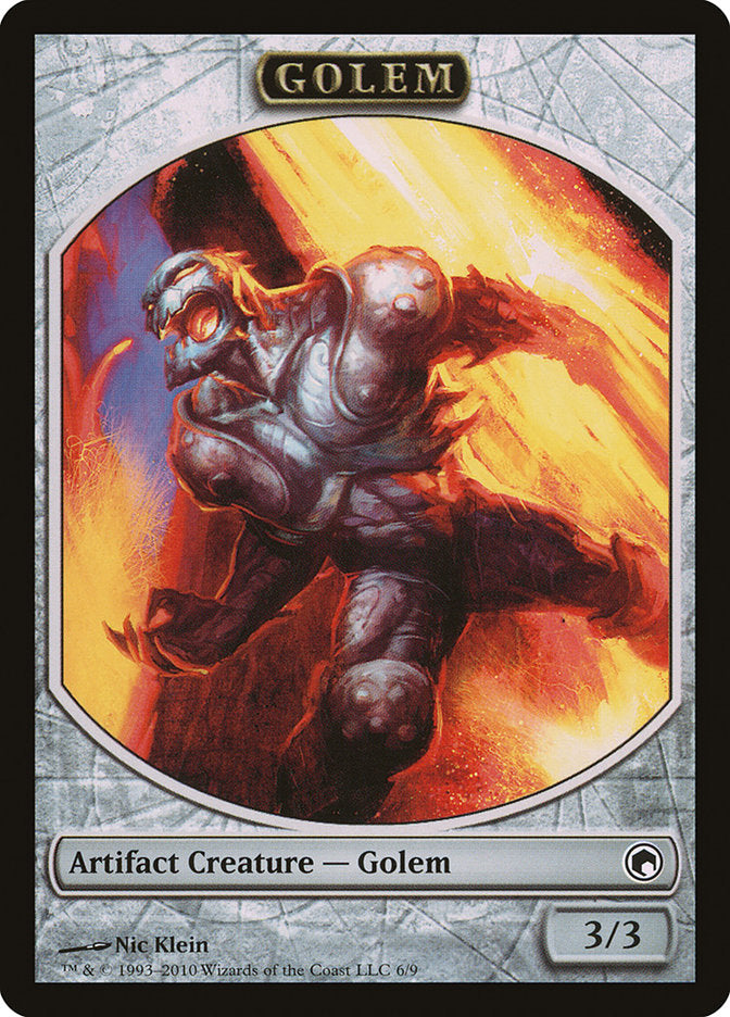 Golem Token [Scars of Mirrodin Tokens] | Rock City Comics