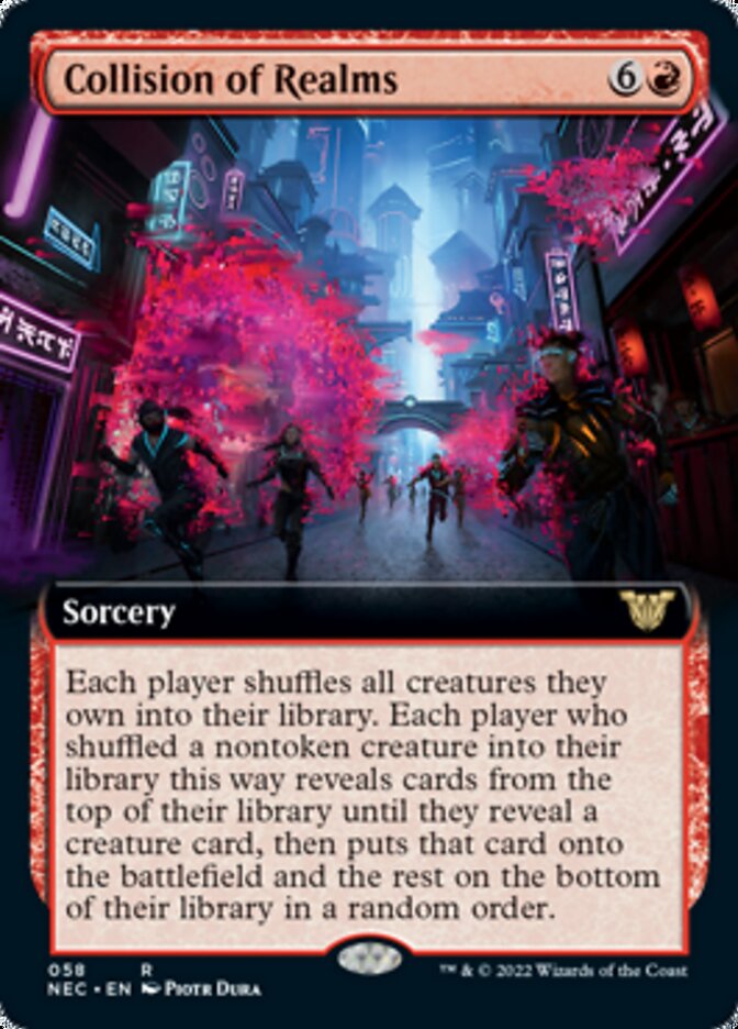 Collision of Realms (Extended Art) [Kamigawa: Neon Dynasty Commander] | Rock City Comics