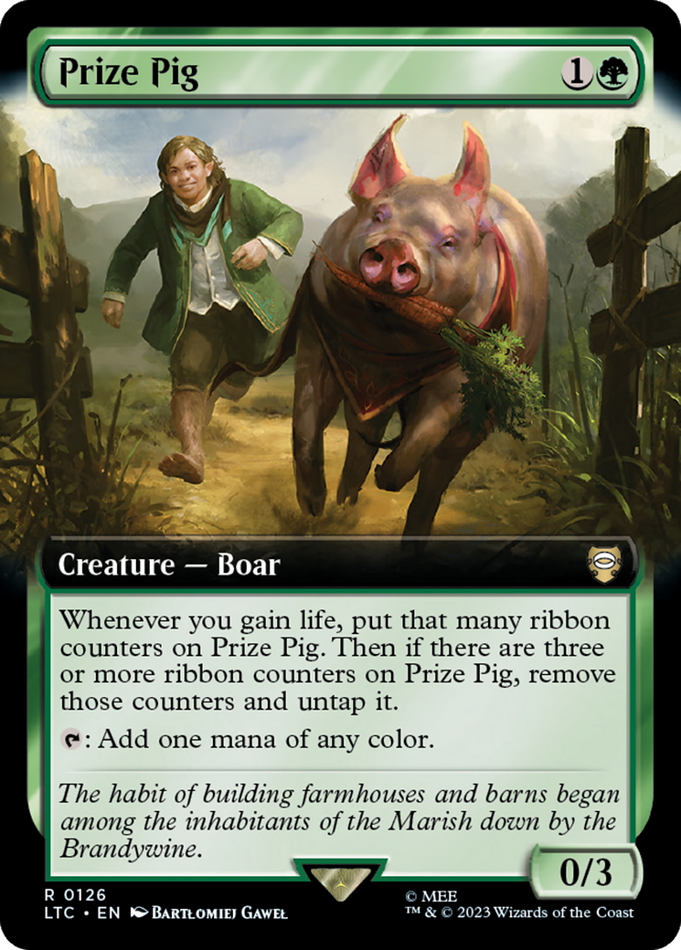 Prize Pig (Extended Art) [The Lord of the Rings: Tales of Middle-Earth Commander] | Rock City Comics