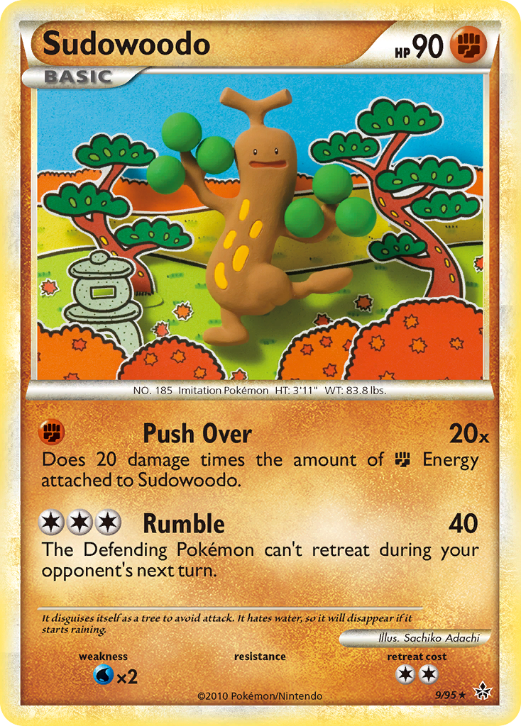 Sudowoodo (9/95) [HeartGold & SoulSilver: Unleashed] | Rock City Comics