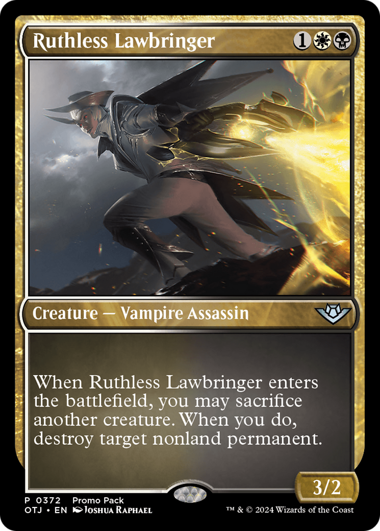 Ruthless Lawbringer (Promo Pack) [Outlaws of Thunder Junction Promos] | Rock City Comics