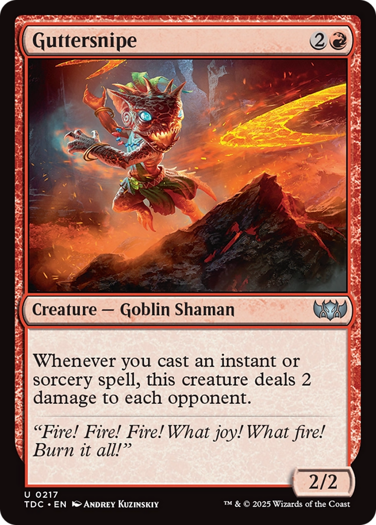 Guttersnipe [Tarkir: Dragonstorm Commander] | Rock City Comics