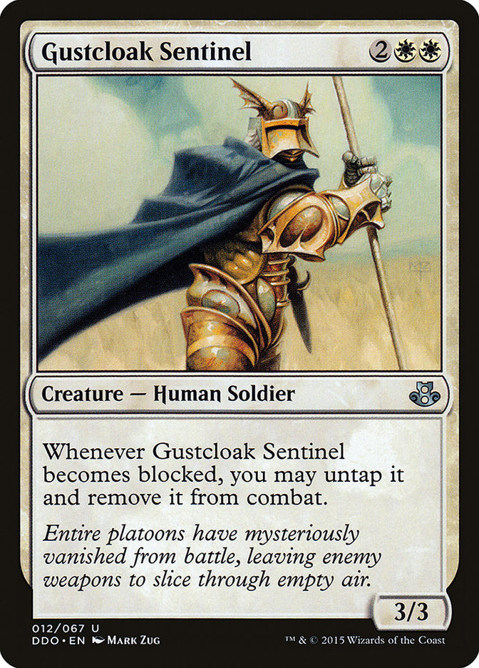 Gustcloak Sentinel [Duel Decks: Elspeth vs. Kiora] | Rock City Comics