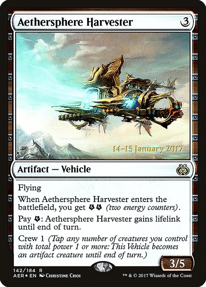 Aethersphere Harvester [Aether Revolt Prerelease Promos] | Rock City Comics