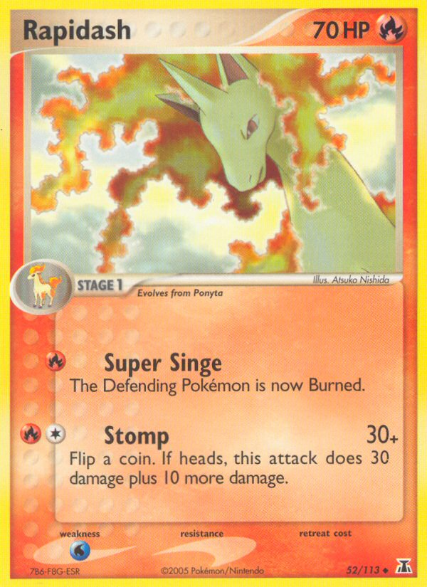 Rapidash (52/113) [EX: Delta Species] | Rock City Comics
