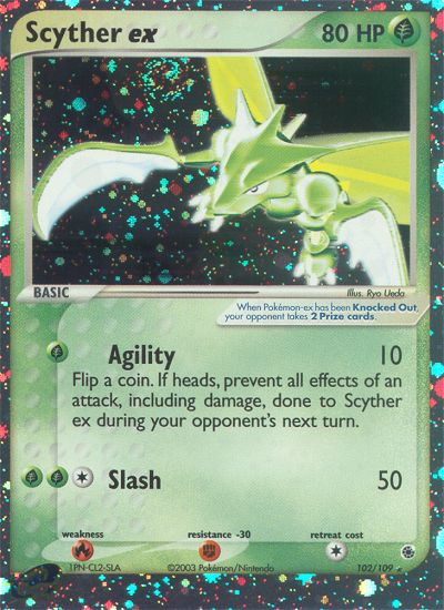 Scyther ex (102/109) [EX: Ruby & Sapphire] | Rock City Comics