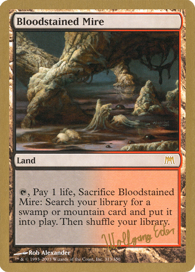 Bloodstained Mire (Wolfgang Eder) [World Championship Decks 2003] | Rock City Comics