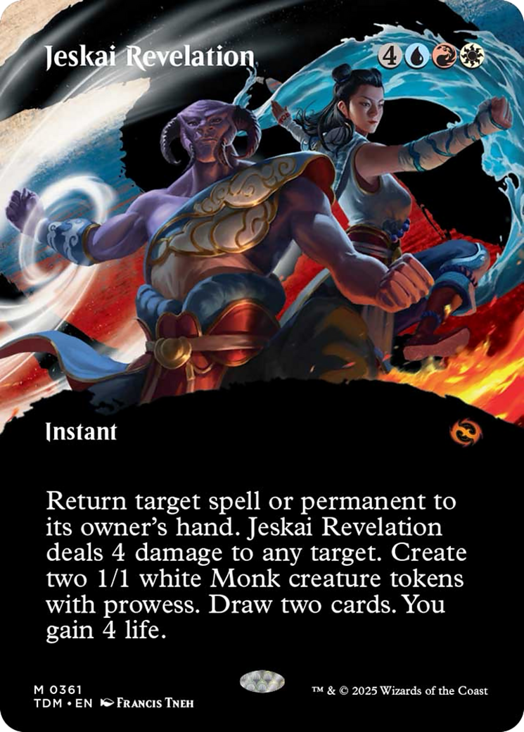 Jeskai Revelation (Borderless) [Tarkir: Dragonstorm] | Rock City Comics