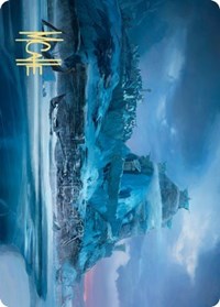 Port of Karfell Art Card (Gold-Stamped Signature) [Kaldheim Art Series] | Rock City Comics