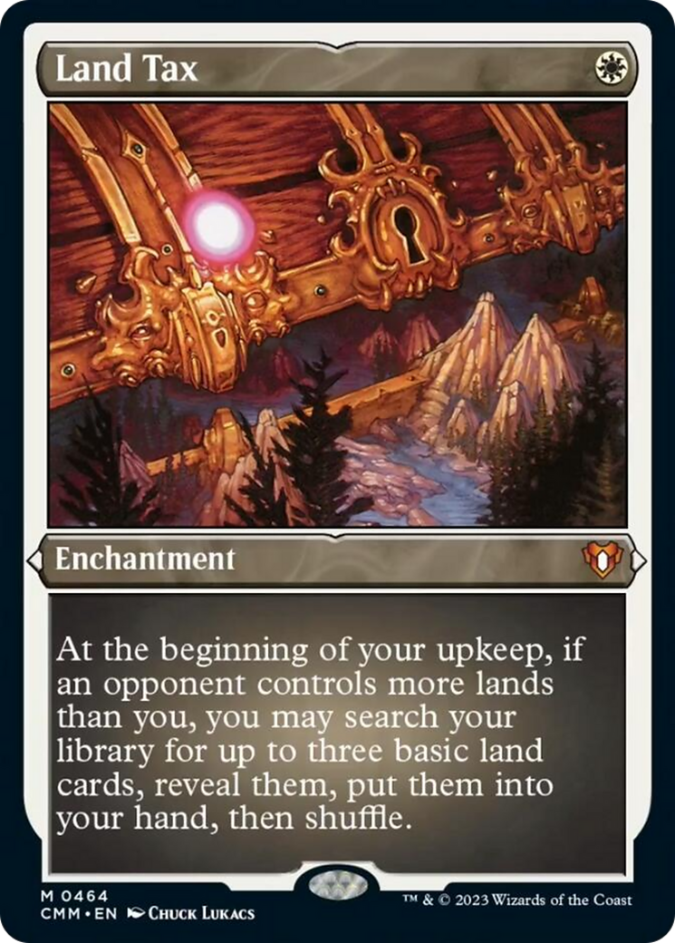 Land Tax (Foil Etched) [Commander Masters] | Rock City Comics