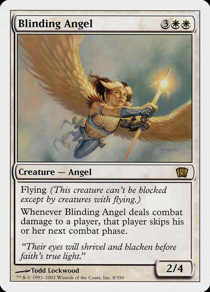 Blinding Angel (8th Edition) [Oversize Cards] | Rock City Comics