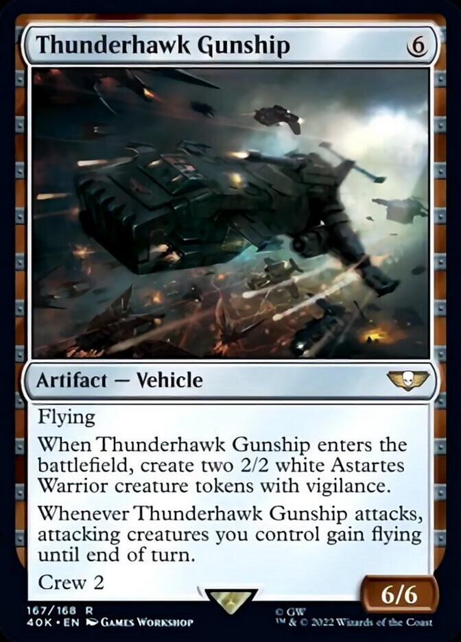 Thunderhawk Gunship (Surge Foil) [Warhammer 40,000] | Rock City Comics