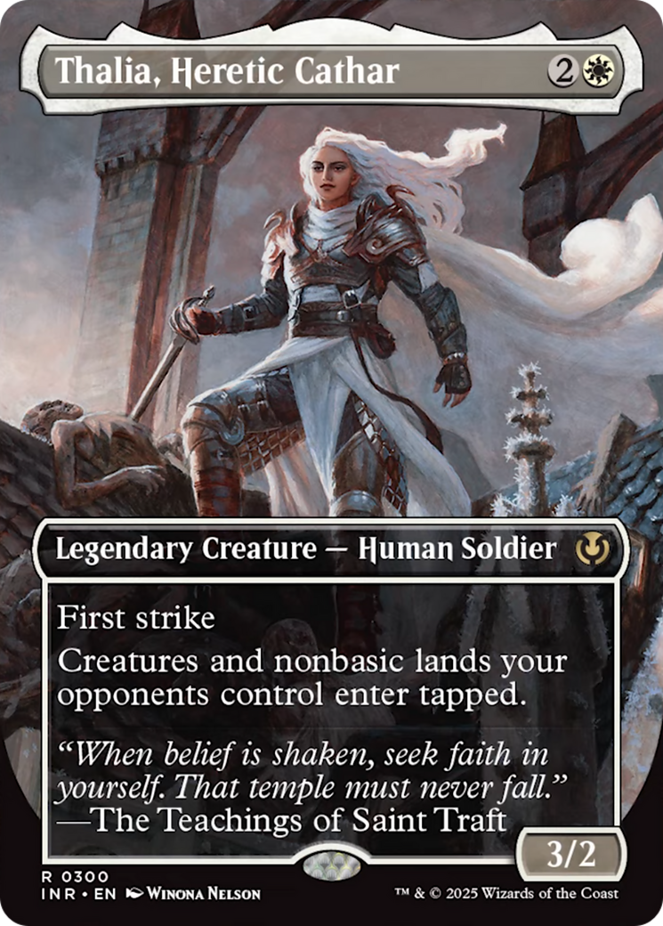 Thalia, Heretic Cathar (borderless) [Innistrad Remastered] | Rock City Comics