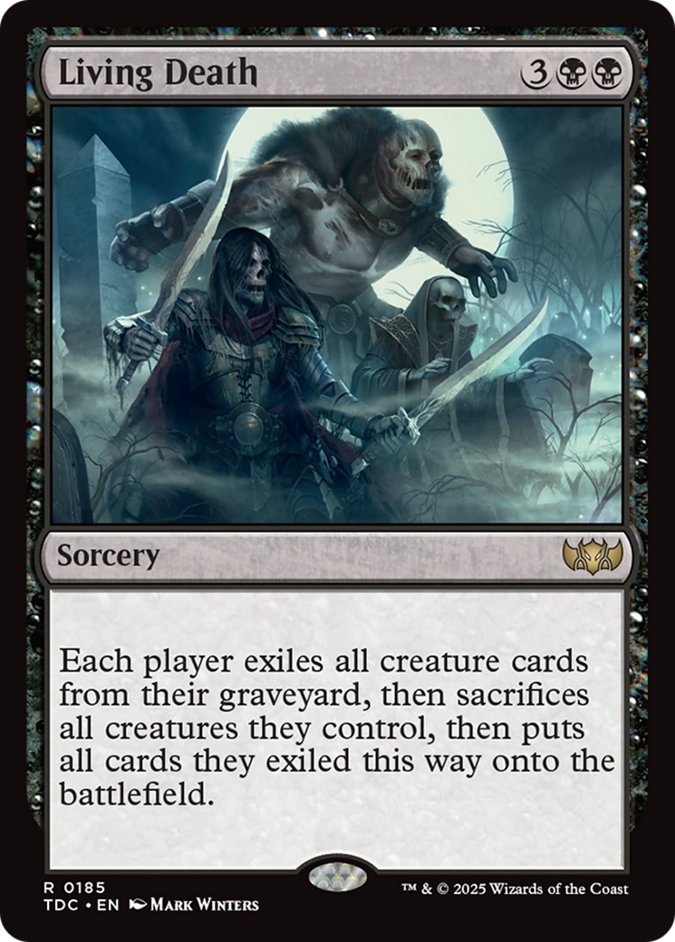 Living Death [Tarkir: Dragonstorm Commander] | Rock City Comics