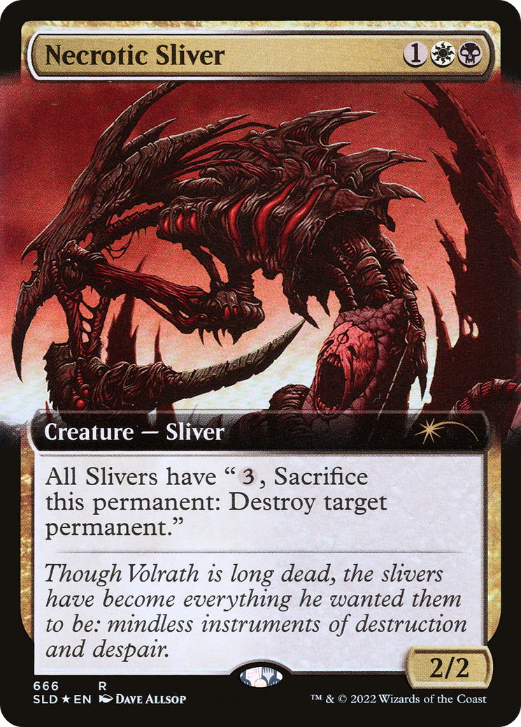 Necrotic Sliver (Extended Art) [Secret Lair Drop Promos] | Rock City Comics