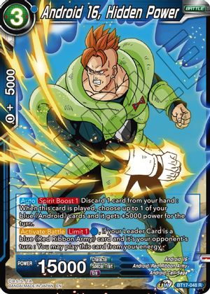 Android 16, Hidden Power (BT17-048) [Ultimate Squad] | Rock City Comics