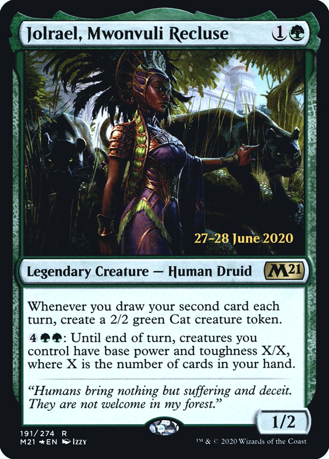 Jolrael, Mwonvuli Recluse [Core Set 2021 Prerelease Promos] | Rock City Comics