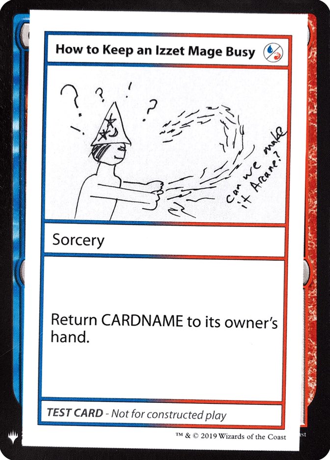 How to Keep an Izzet Mage Busy [Mystery Booster Playtest Cards] | Rock City Comics