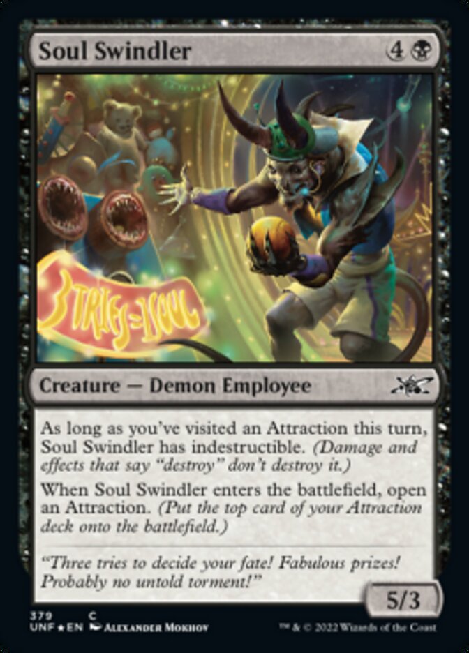 Soul Swindler (Galaxy Foil) [Unfinity] | Rock City Comics