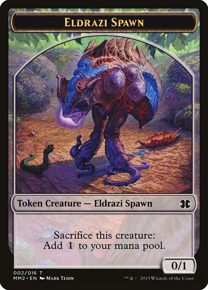 Eldrazi Spawn Token (002/016) [Modern Masters 2015 Tokens] | Rock City Comics