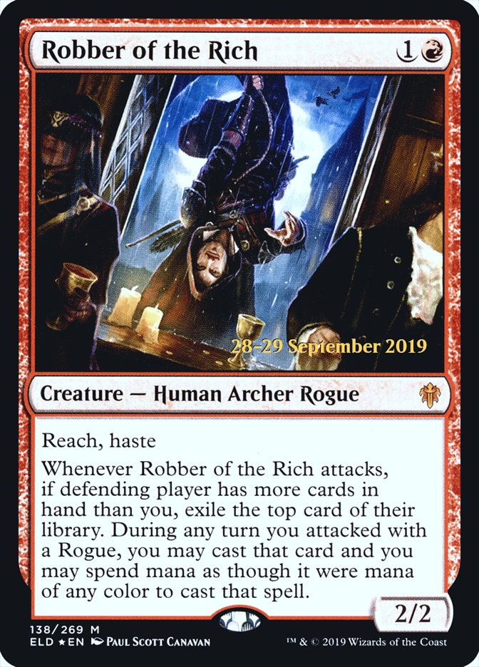 Robber of the Rich [Throne of Eldraine Prerelease Promos] | Rock City Comics