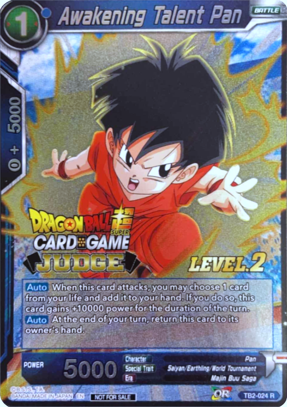 Awakening Talent Pan (Level 2) (TB2-024) [Judge Promotion Cards] | Rock City Comics