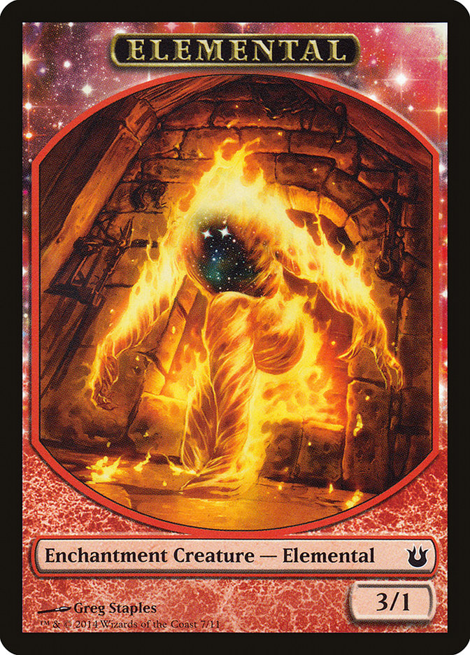 Elemental Token [Born of the Gods Tokens] | Rock City Comics