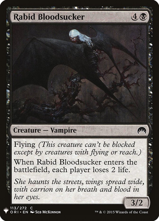 Rabid Bloodsucker [Mystery Booster] | Rock City Comics