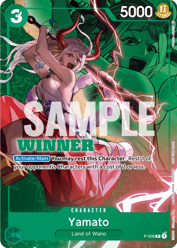 Yamato (P-008) (Winner Pack Vol. 1) [One Piece Promotion Cards] | Rock City Comics